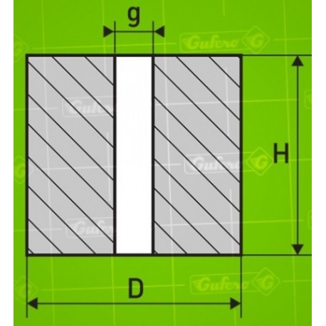 Silentblok GP - D50/10,5-H50 - d10,5