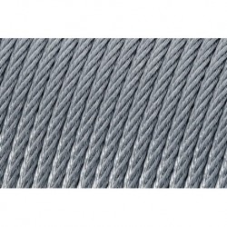 Lano ocelové ČSN024320 - (6x7+FC) 2,0/3,0 PVC